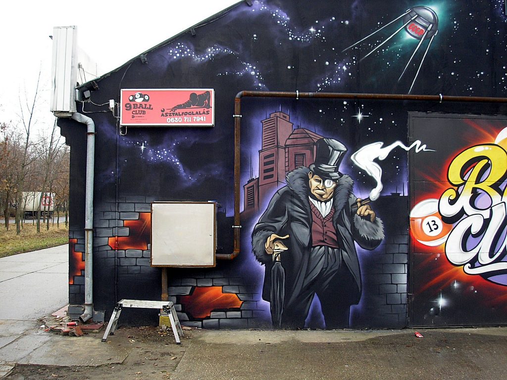játékterem graffiti