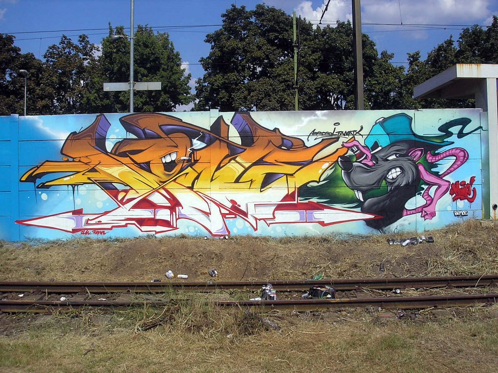 Mone graffiti