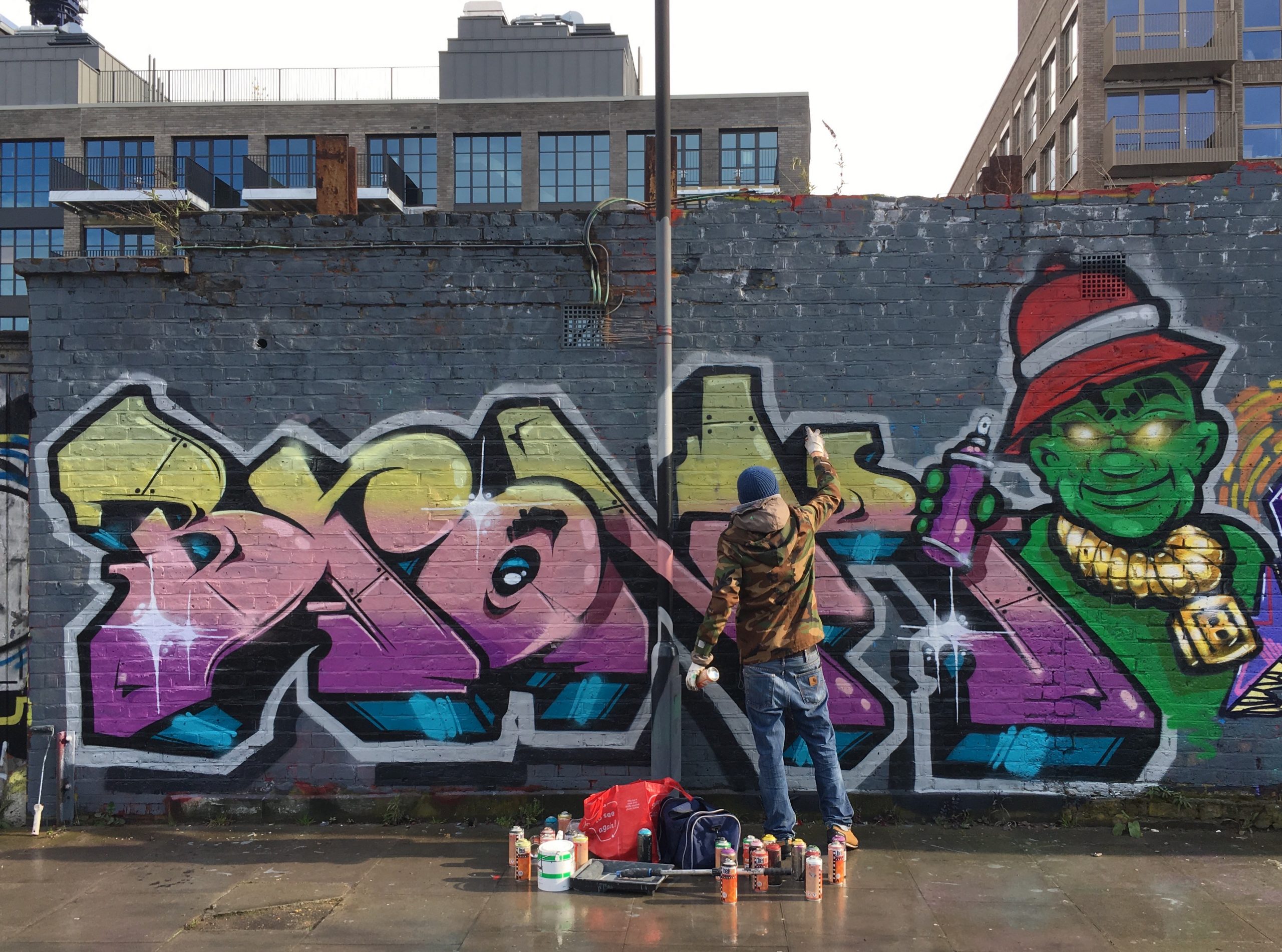 Bronk graffiti művész