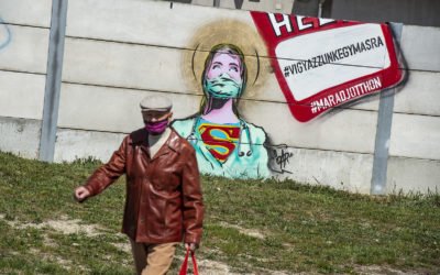 Koronavírus Street Art: Az új hősök