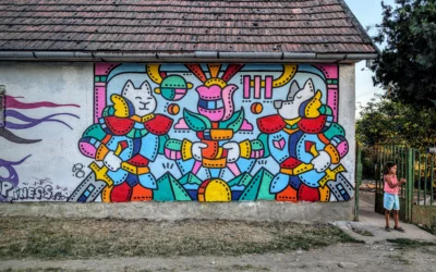 Fiatalok és művészek közös üzenete a társadalom pereméről – a street art erejével Lengyeltótiban