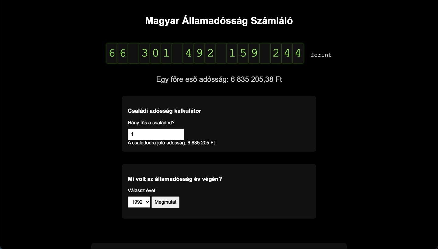 adósság